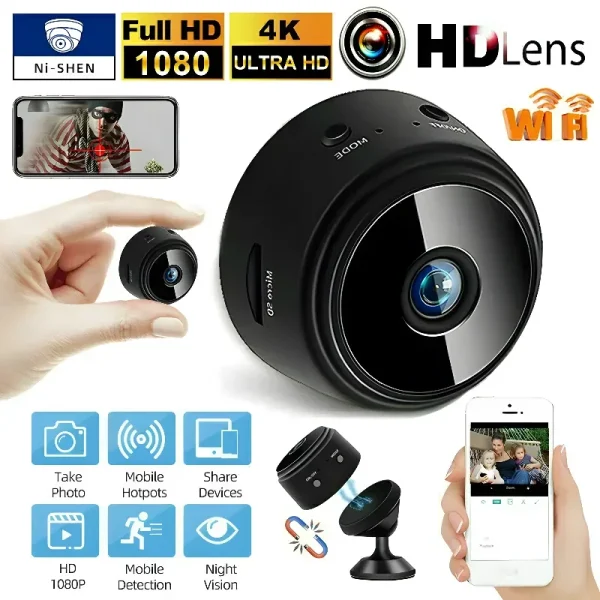 A9 Mini Camera WiFi Wireless Monitoring Security Protection Remote Monitor Camcorders Video Surveillance Smart Home